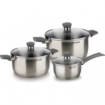 Набор посуды 6 предметов RONDELL STRIKE RDS-820 Набор посуды 6 предметов RONDELL STRIKE RDS-820